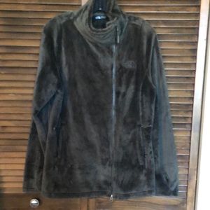 Northface - Silky Fleece Jacket - Olive Green - Large
